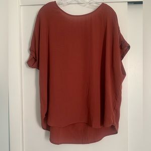 Womens Plus Size short sleeve blouse